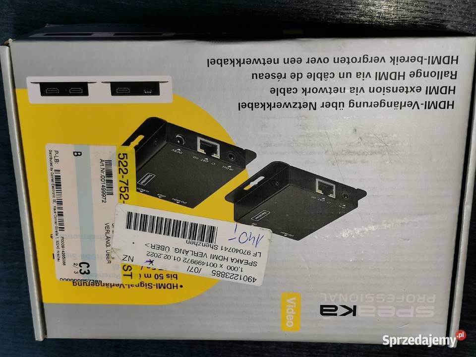 Przedłużacz HDMI® SpeaKa Professional HDMI-V10 (przedłużacz)