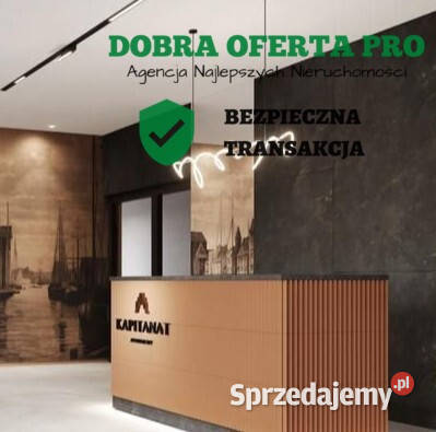 Apartament studio z widokiem na Motławę 33m2 pomorskie Gdańsk