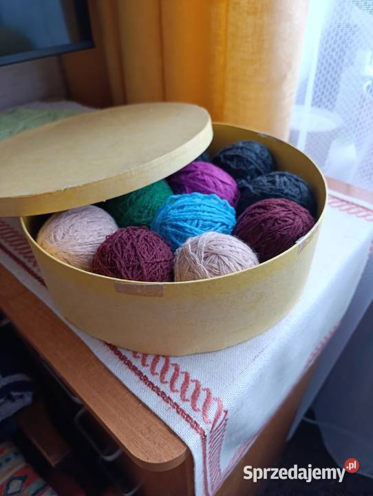 Kolorowa włóczka na szydełko na druty 20 kulek Kraków