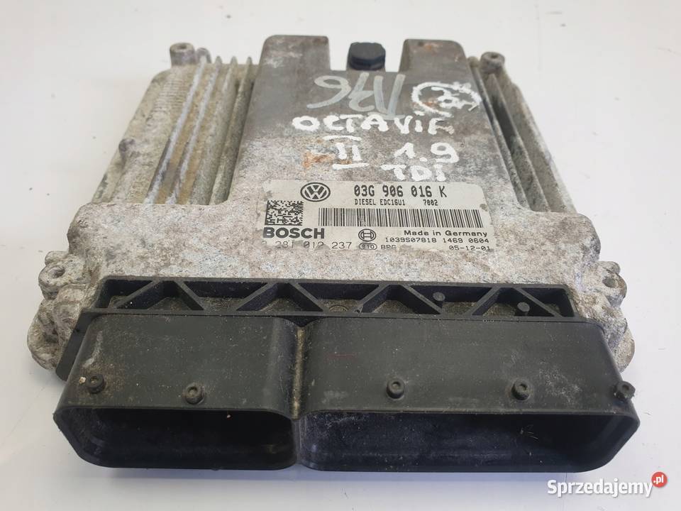 Skoda Octavia II 19 TDI STEROWNIK SILNIKA Rudka