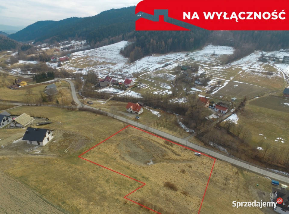 Przestronna działka budowlana w Młyńczyskach Młyńczyska