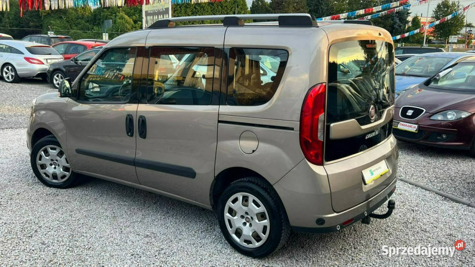 Fiat Doblo 7 os 14 Benz Fabryczne LPG Salon I Wł benzyna+LPG Świdnica sprzedam
