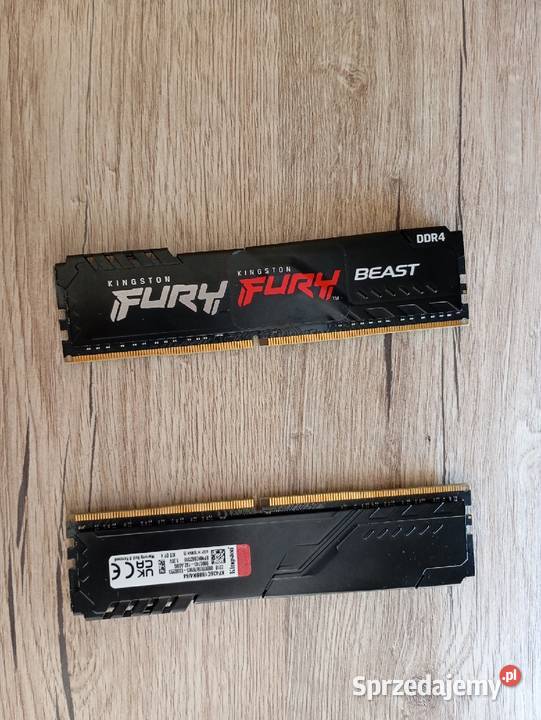 Pamięć RAM DDR4 Kingston fury beast 32 GB warmińsko-mazurskie Jeziorany