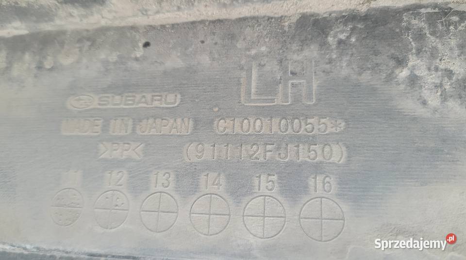 SUBARU XV LISTWA PROGOWA LEWA PROG LEWY