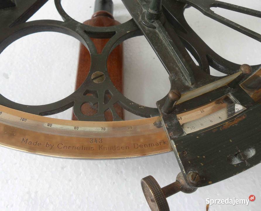 Oryginalny sekstant z Danii 100 lat mazowieckie Warszawa