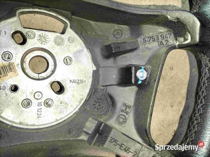 Kierownica skórzana BMW E46 CZTERORAMIENNA Poręba
