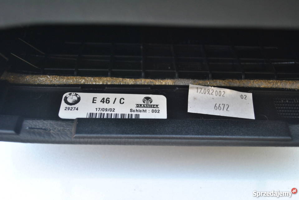 Zagłówek zagłówki skórzane BMW E46 Cabrio