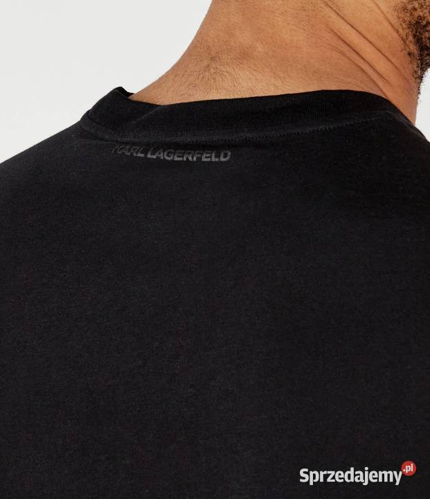 Tshirt męski Karl Lagerfeld czarny L nowy model Białystok