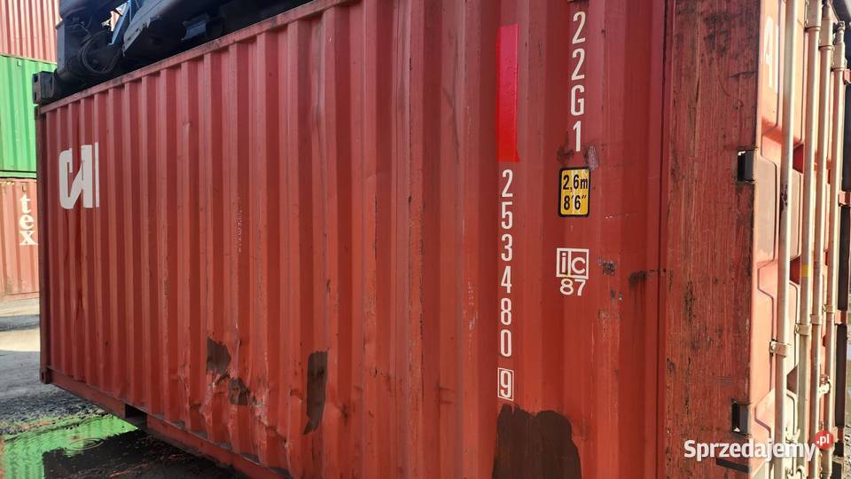 Kontener morski magazynowy 20DV 6 metrowy Warszawa