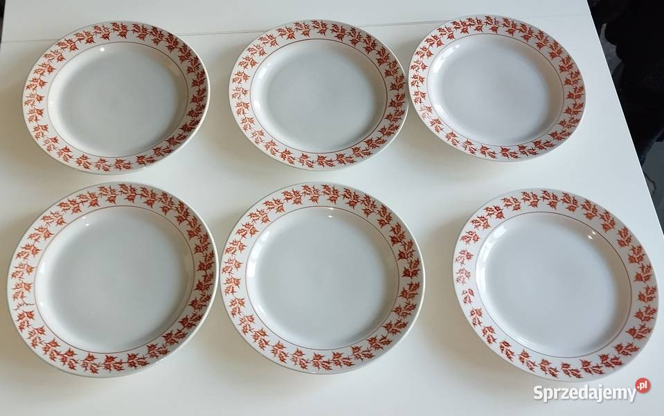 porcelana chińska z białym dekorem ostrokrzewu Warszawa