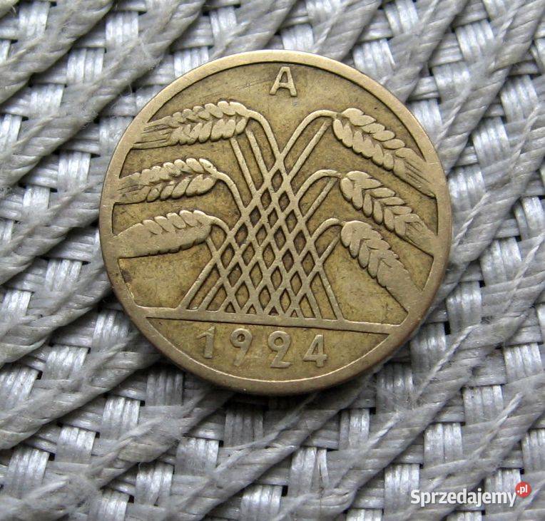 Niemcy 10 Rentenpfennig 1924r A Kalisz