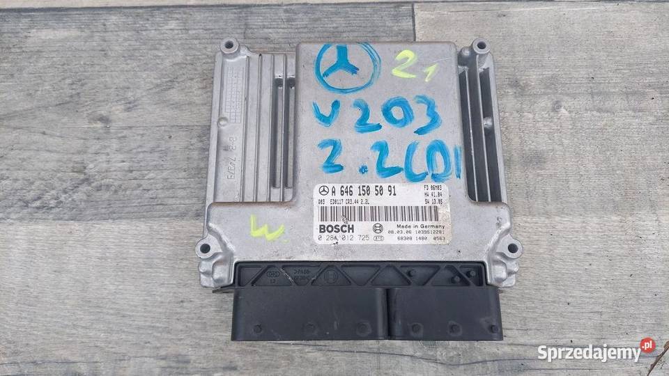 STEROWNIK SILNIKA KOMPUTER MERCEDES VITO 2002 Czujniki i sterowniki Gliwice