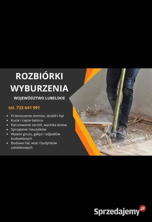 Rozbiórki budynków hal magazynów szybko i tanio