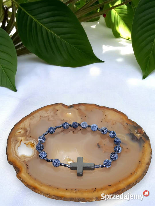 Bransoletka różaniec dziesiątka różańca AGAT Warszawa