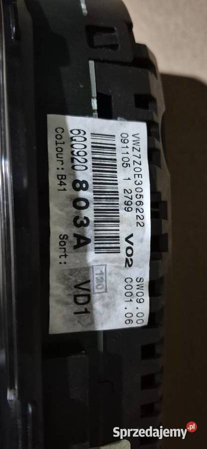Licznik Zegary Vw Polo 9N 6Q0920803A Liczniki i zegary Słupsk