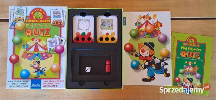 Mój pierwszy quiz Gry i zabawy Smoka Obiboka Warszawa