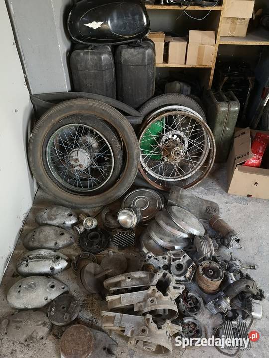 WSK 125 wfm CZĘŚCI Fiat 126p zbiornik garbuska Części i akcesoria motocyklowe łódzkie Łódź sprzedam