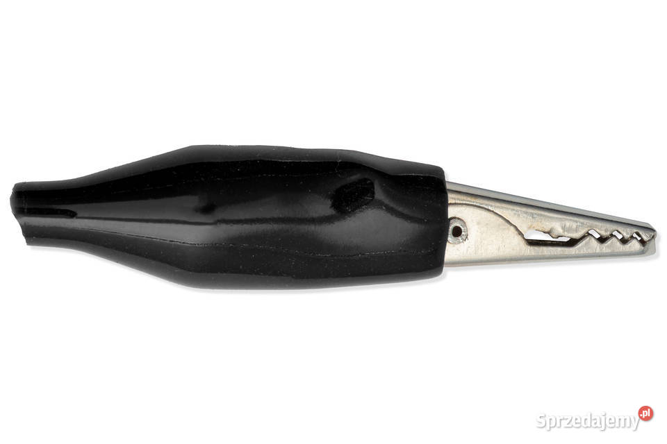 Aligator clip BLACK L45mm Gliwice