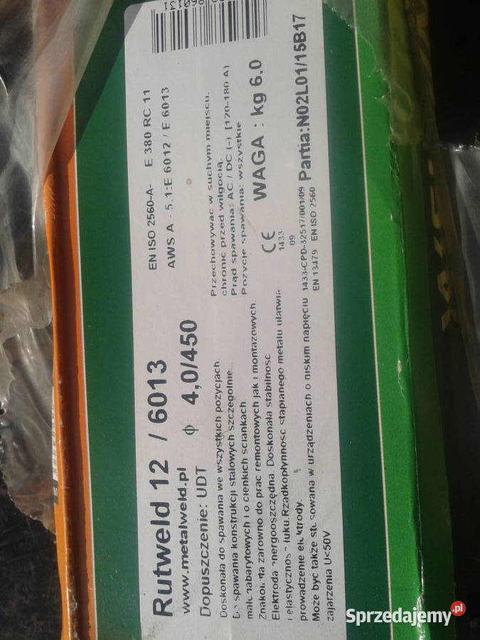 Elektrody spawalnicze