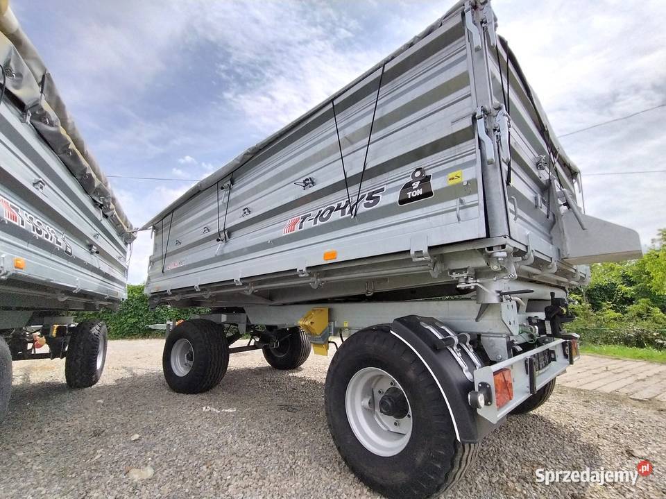 Przyczepa RĘKI dwuosiowa wywrotka 9 ton Cynkomet