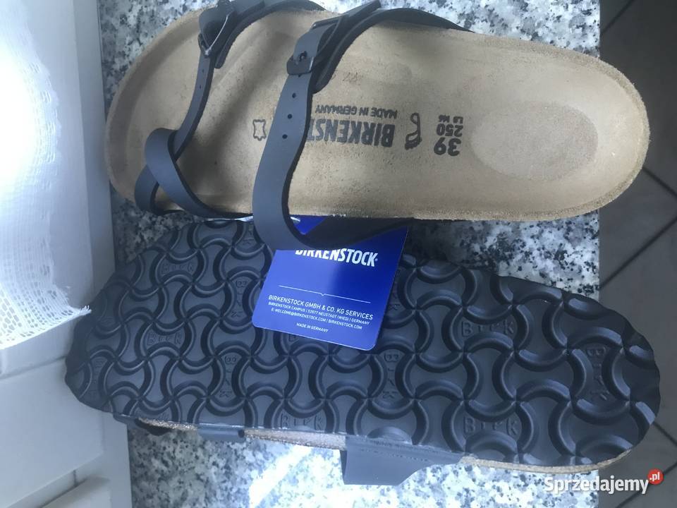 klapki damskie birkenstock nowe 39 skóra dolnośląskie Granica sprzedam