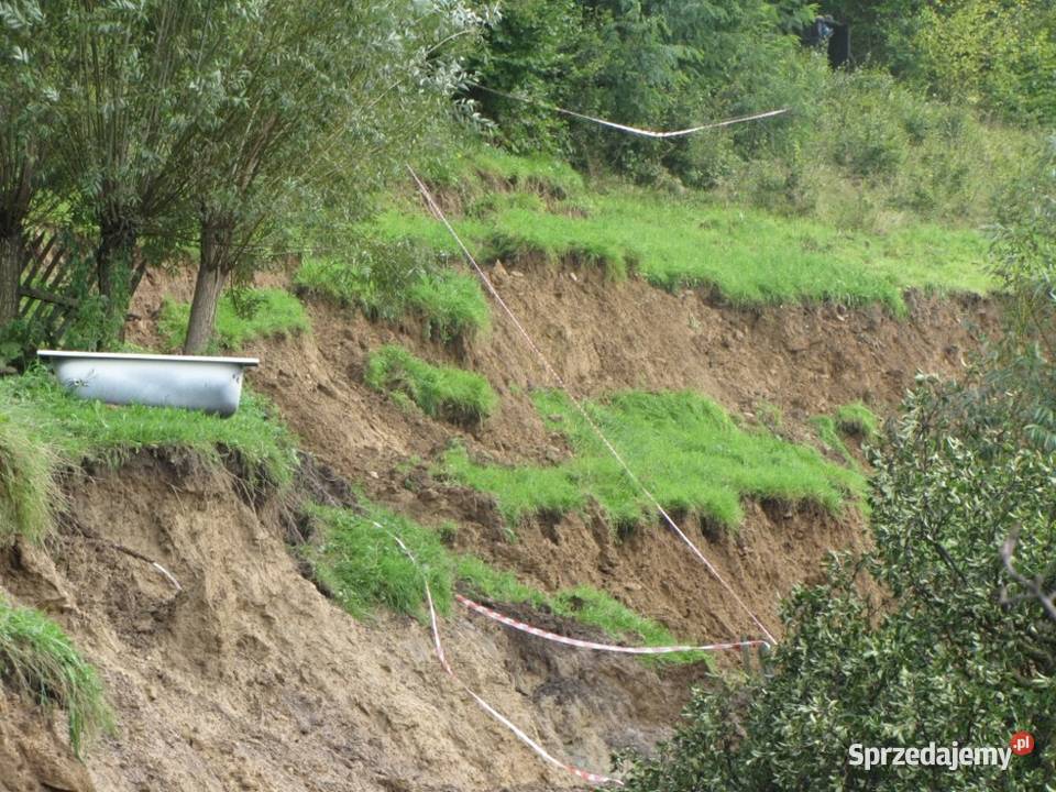Stabilizacja osuwiska Zapobieganie osuwaniu Limanowa