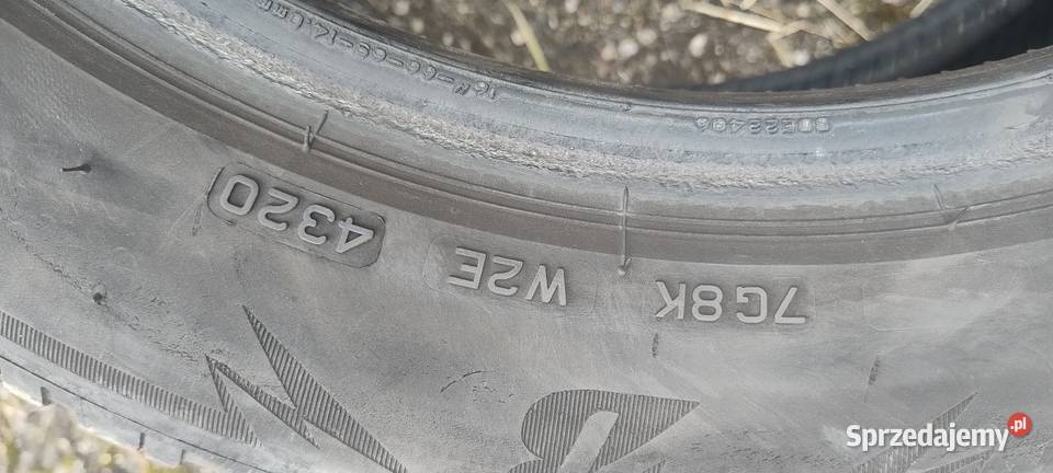 2 x Sztuki opon zimowych Bridgestone 20555R16 dolnośląskie Świdnica