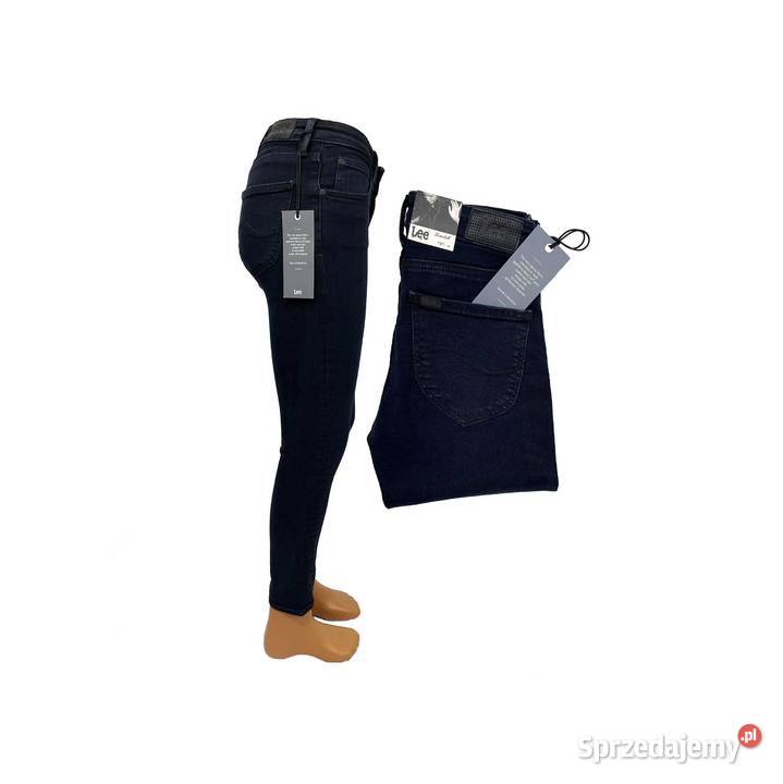 Spodnie damskie Lee Scarlett Dark Skinny W25 L31 Długie Pisz sprzedam