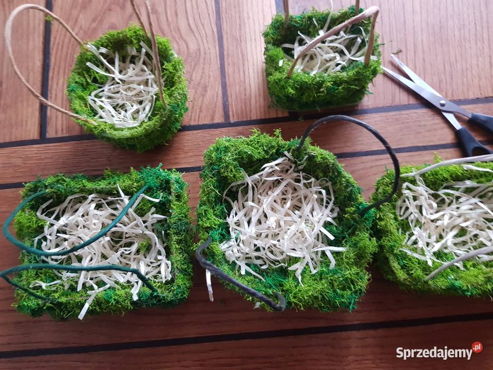 Koszyczki wielkanocnestroiki Łapy