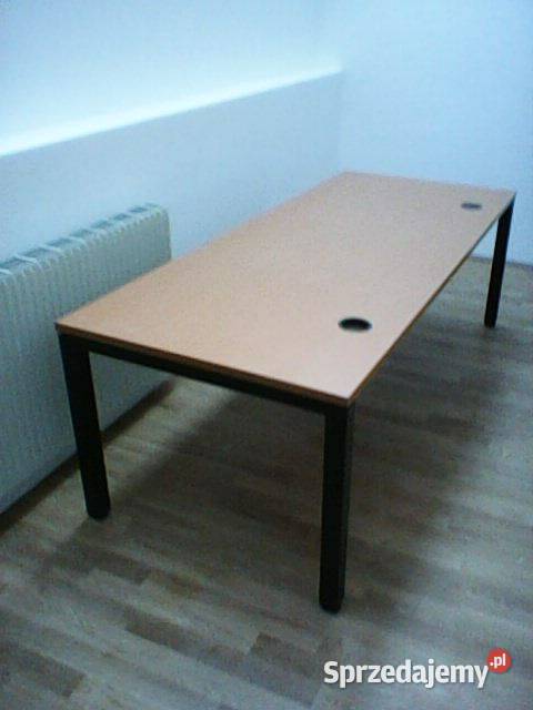 Nowoczesny podwójny stół biurowy 200x80 solidne Przemyśl