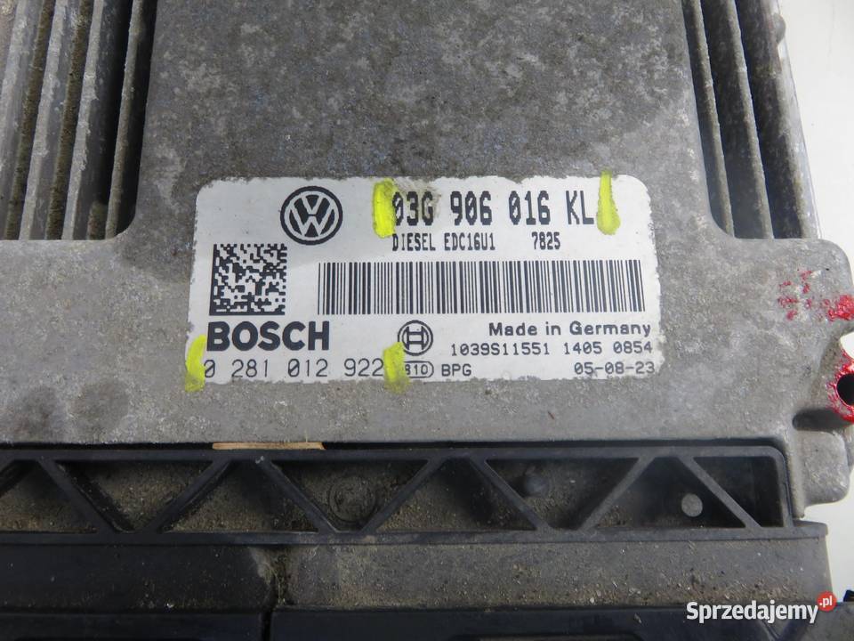 STEROWNIK SEAT ALTEA 19 TDI 03G906016KL sprzedam