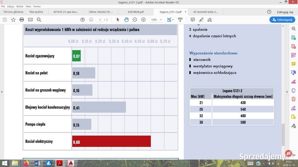 Kocioł grzewczy zgazowujący drewno Buderus Starogard Gdański