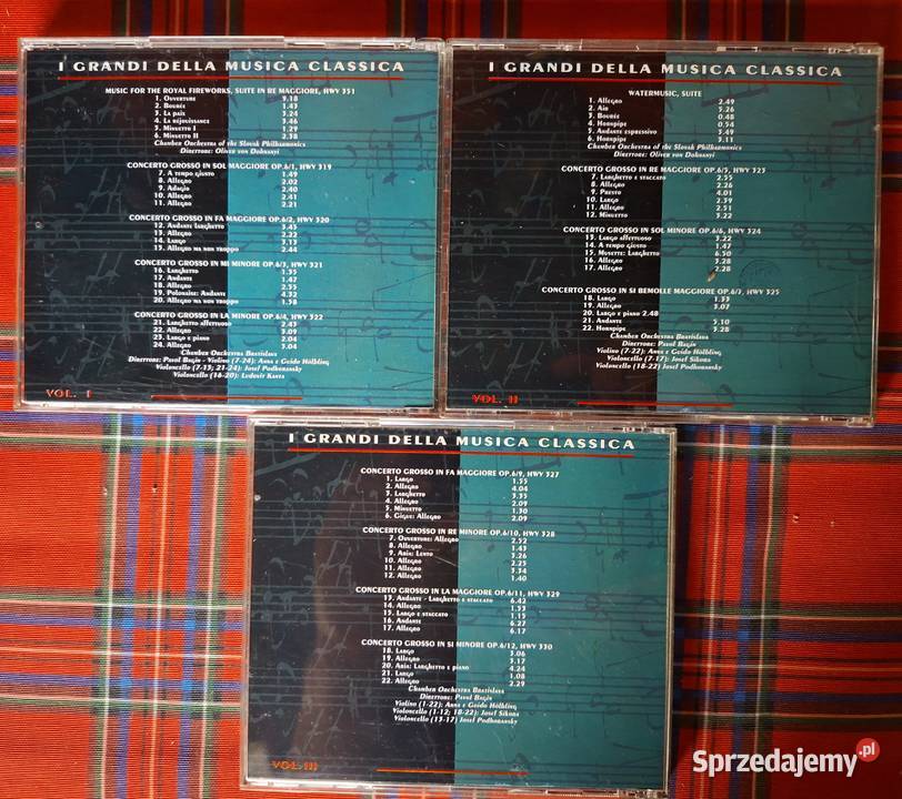 I Grandi Della Musica Classica Handel 3CD Kraków