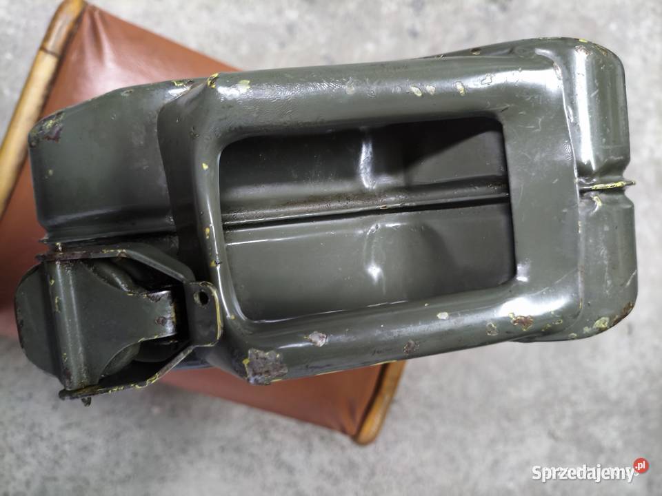 Zabytkowy Kanister Metalowy 5L NRD DDR TGL lubelskie