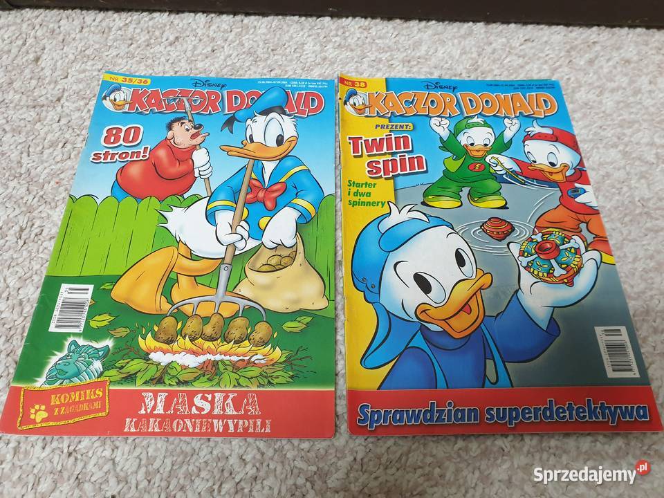 Kaczor Donald zestaw 2 komiksów 2004 Rok wydania 2004 Gdynia