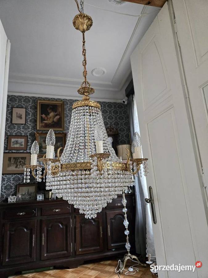 Pałacowy Kryształowy Żyrandol Kalisz Pozostałe wielkopolskie