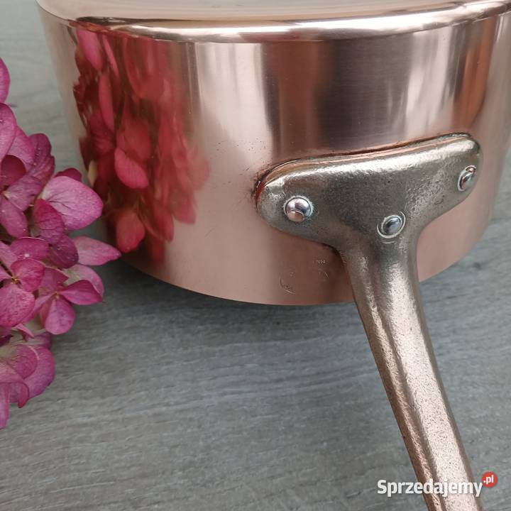 Miedziany garnek miedziane rondle komplet 4 Garnki i szybkowary Warszawa