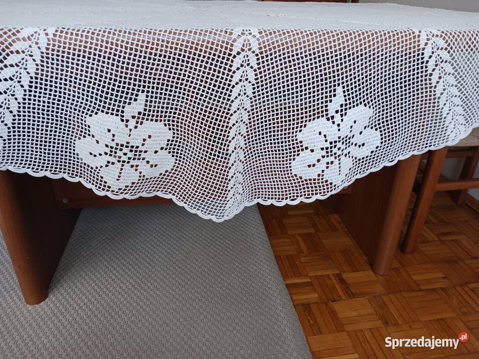 Obrus szydełkowy Serwety i serwetki Dom i Ogród Leźnica Wielka-Osiedle
