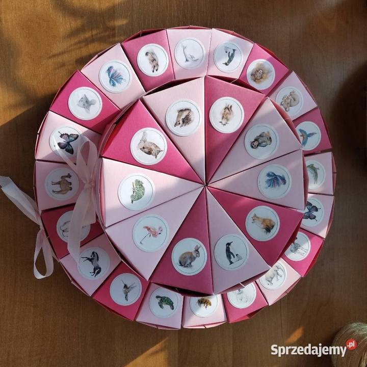 Tort z pudełek tort papierowy Kraków sprzedam