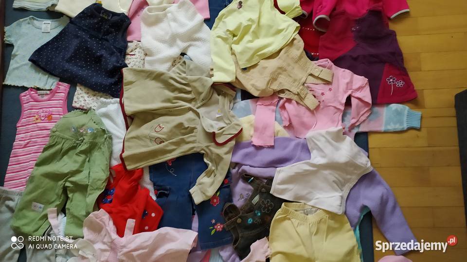 ubrania dziewczęce rozmiar 62 80 paka ubrań Poznań
