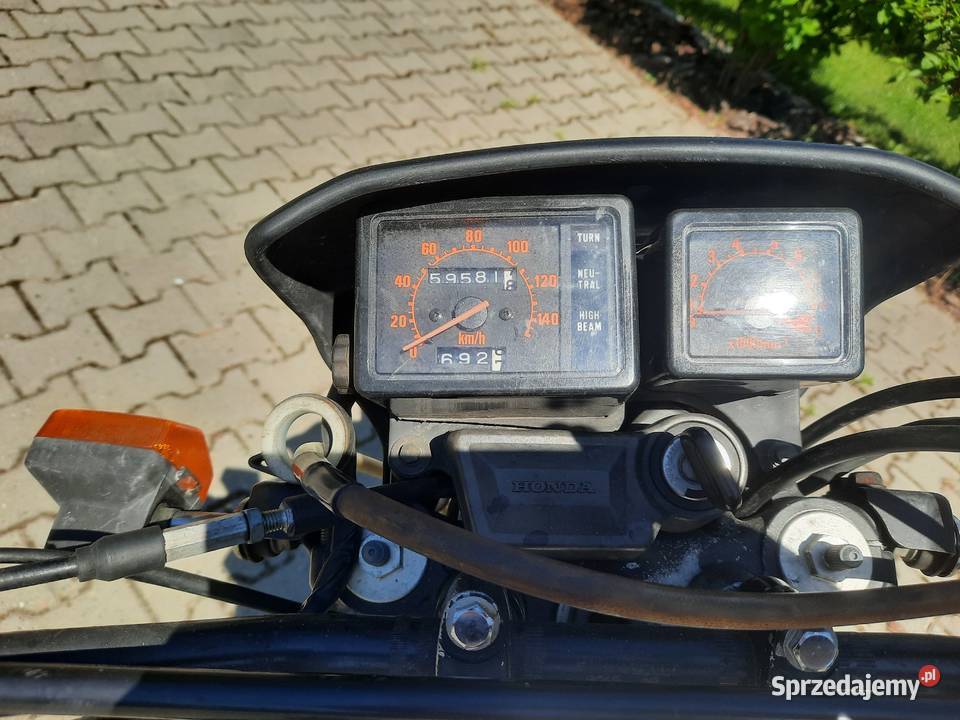 Honda XL350R biały