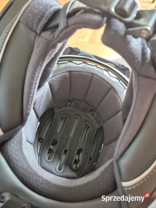 Kask szczękowy HJC i91 Tricus biały czerwony Pozostałe małopolskie Tarnów