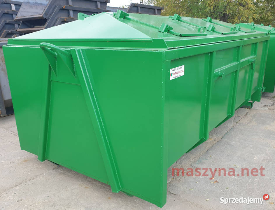 Kontener KP 7 zamknięty z klapami Gliwice