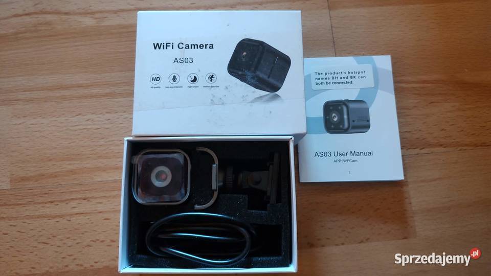 bezprzewodowa mini kamera szpiegowska WiFi AS03