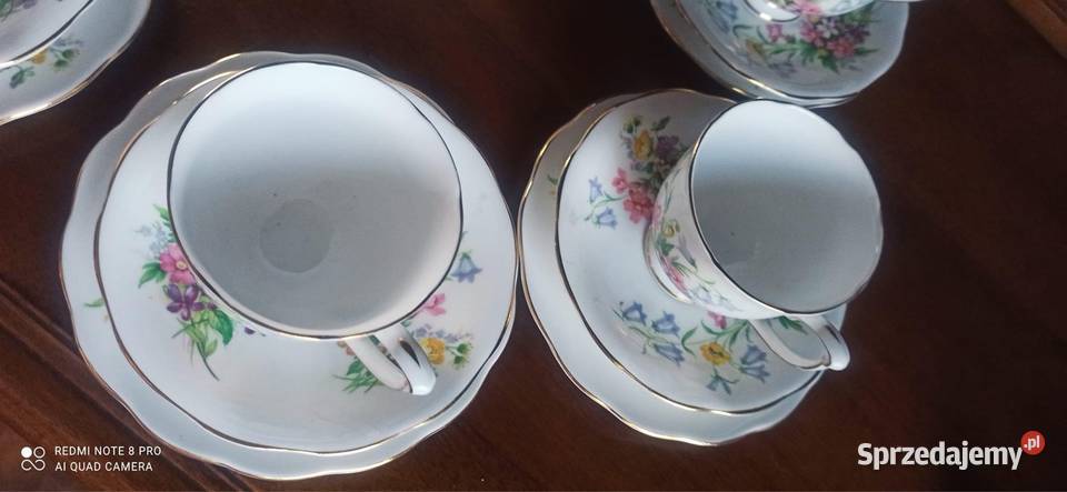 Filiżanka z talerzykiem Queen Anne Old Country Porcelana i szkło Gdańsk