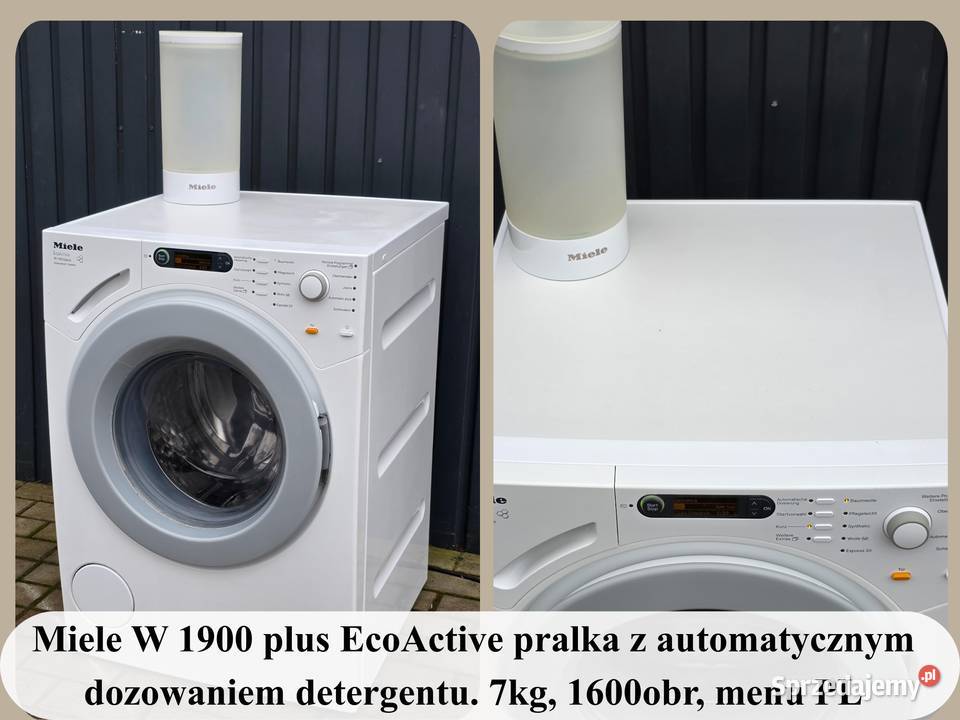 Miele W 1900 plus EcoActive pralka z dozowaniem wolnostojące Pralki i suszarki