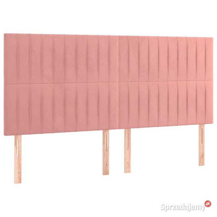Rama łóżka z zagłówkiem różowa aksamitna 180x200 Warszawa sprzedam