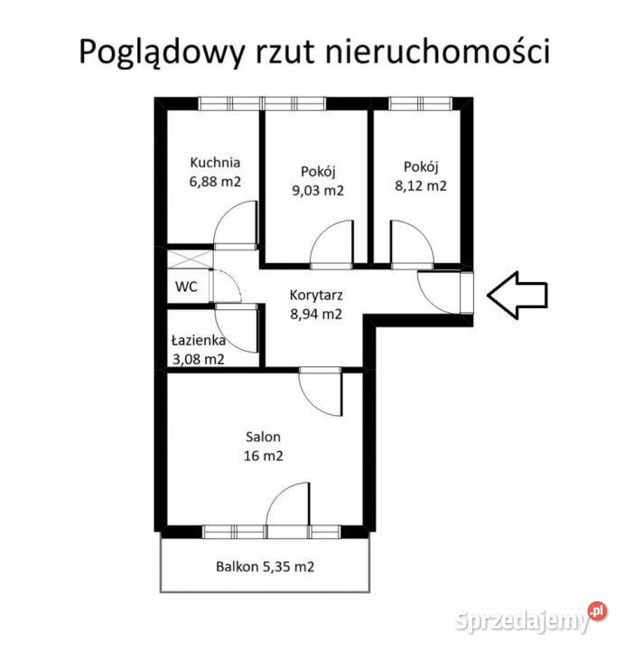 Mieszkanie Warszawa Stefana Bryły 53m2 3