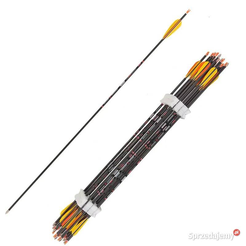 Strzały do łuku klasycznego carbon 12x zestaw Nowy Sącz