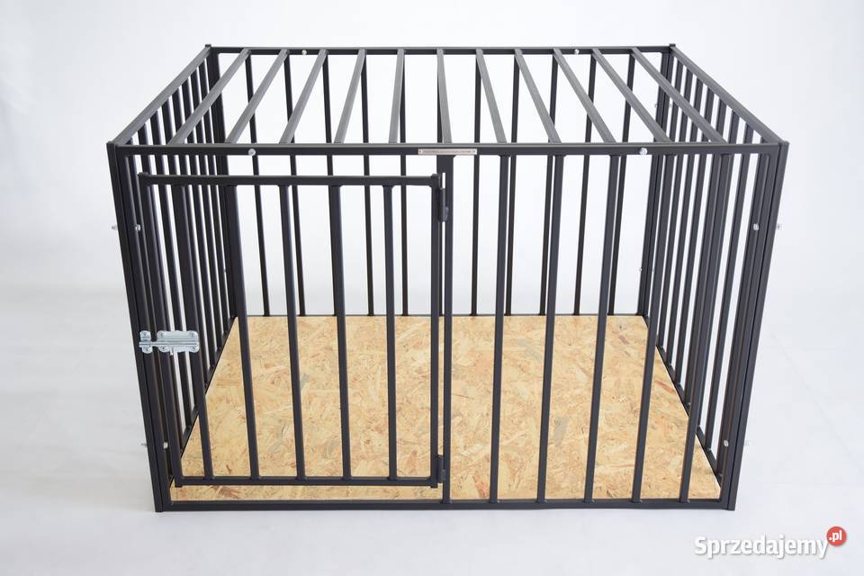 Klatka psa SKŁADANA kennelowa solidna duża kojec Dla psów Cisownica